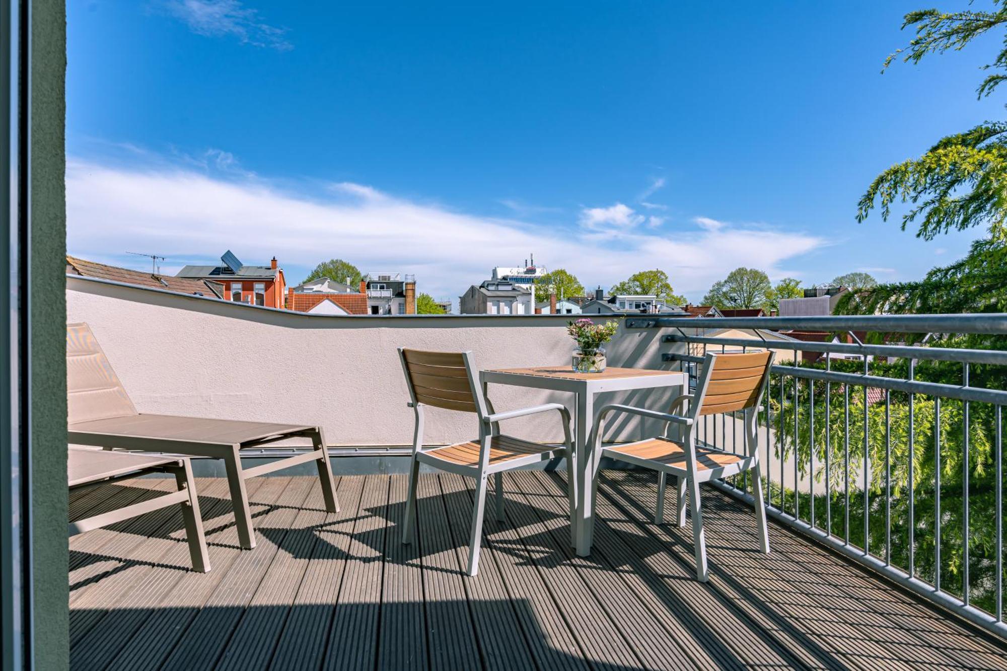 Kapitaenshaus Friedrich Franz - Premium Apartments 200 Meter Vom Strand Und Alten Strom Rostock Exteriér fotografie